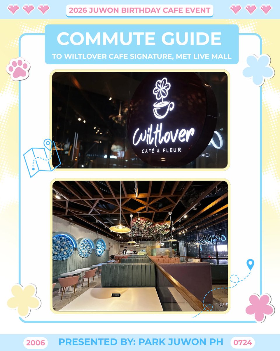 ParkJuwonPH's tweet photo. 🗺️ COMMUTE GUIDE

Heading to our Cupsleeve Event? We've prepared a quick commute guide to help you get to the venue with ease.

Please check the guide before your trip and plan your route ahead. See you at the event! 💛

#JUWONderlandASweetDreamAdventure 
#JUWON #박주원 #AHOF #아홉