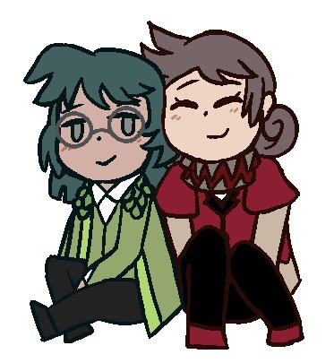 SewnFlowerPlush's tweet photo. Made a little keychain for myself of my girls Acacia and Emila i love them so much 😭

I need to make more keychains of my other lobotomy corporation ocs now i have so many im so attached to aah https://t.co/DTKgCq8DIt