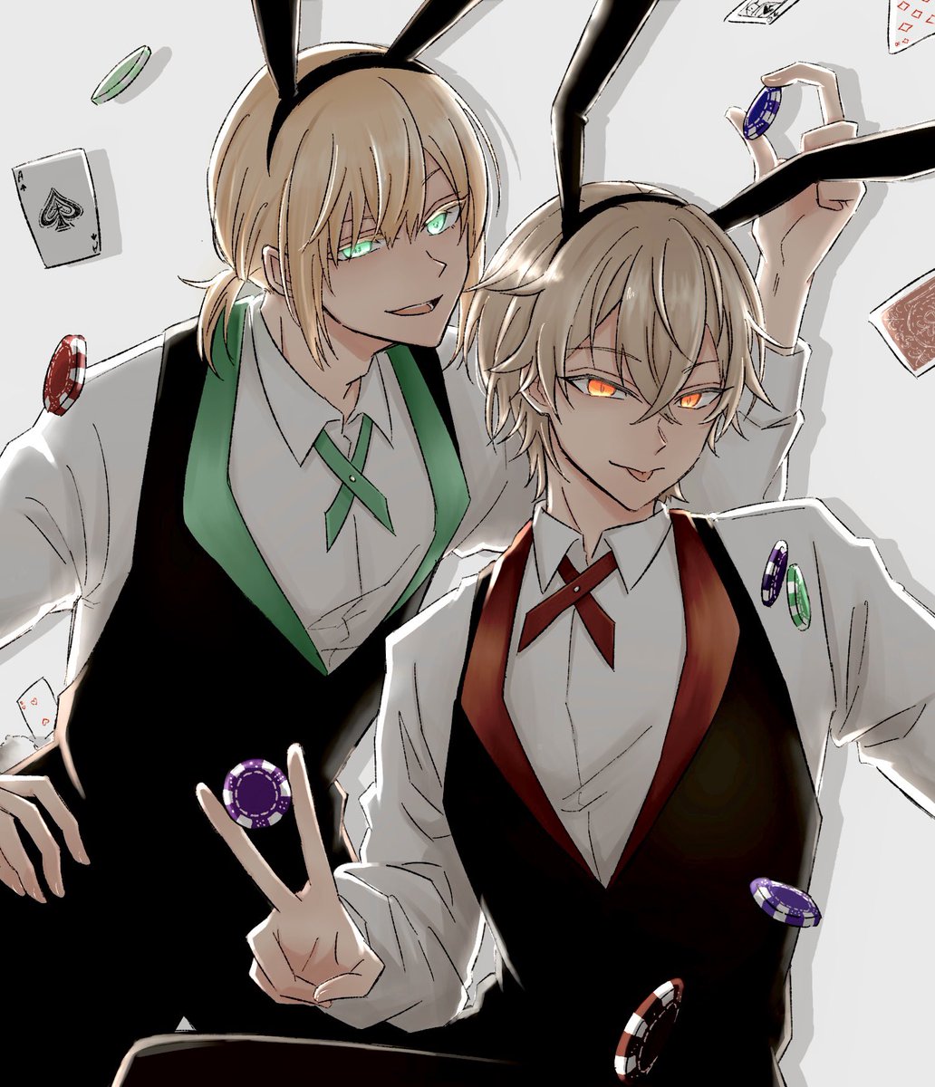 Pillow_sleeper's tweet photo. 🐰🃏🐰 https://t.co/O2RQEUvI6r