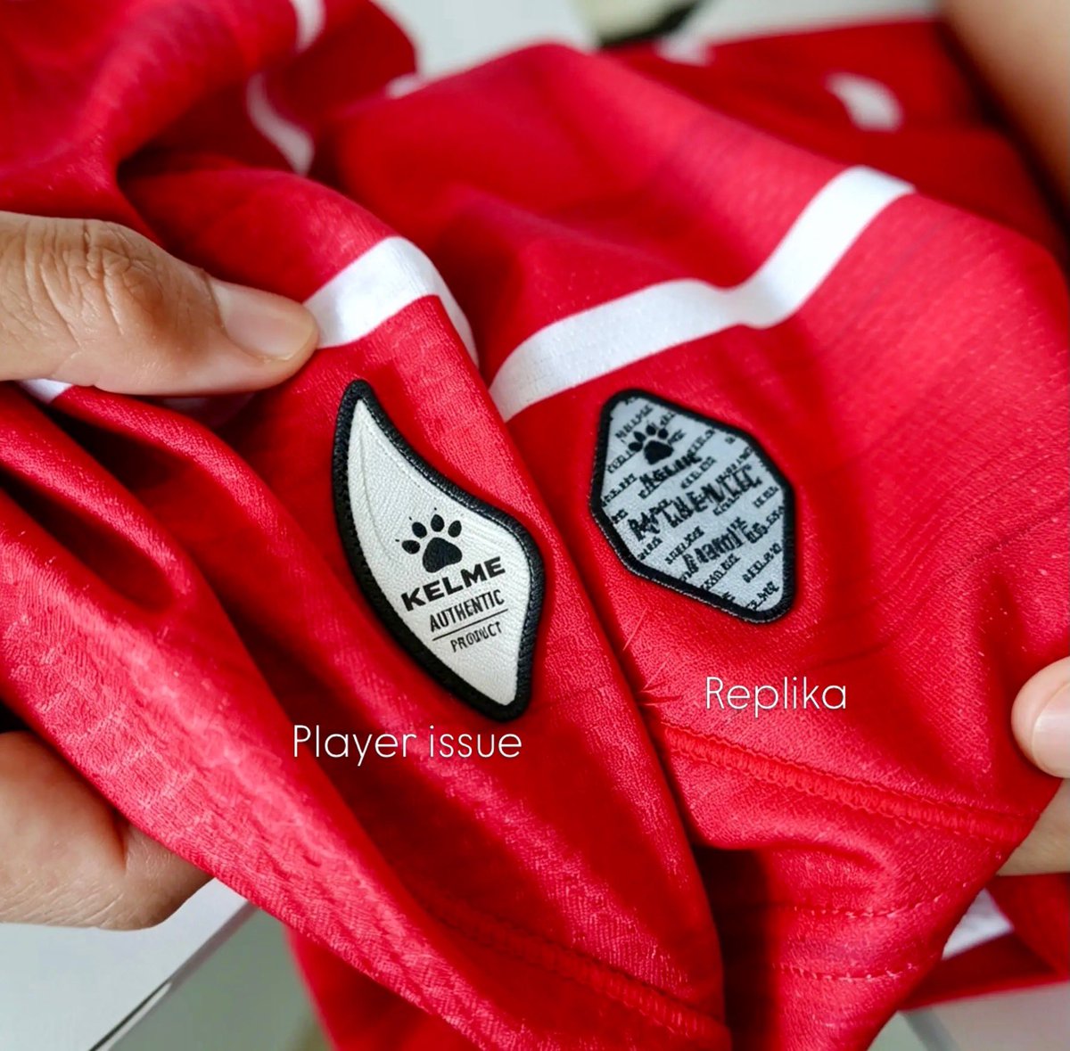 Officialkjti's tweet photo. Beda Detail Jersey Home @TimnasIndonesia by @kelmeid lengkapnya cek di IG @official.kjti 🙏

Cc @InfosuporterID @Jerseyforum https://t.co/keksIAFQ8d