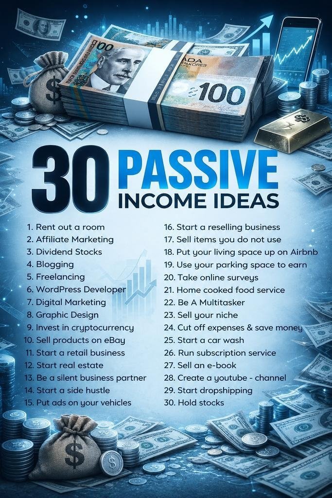 Romeocoder11's tweet photo. 30 Passive Income Ideas
Follow @Romeocoder11  for more rips.... https://t.co/N8yBbcJNfe