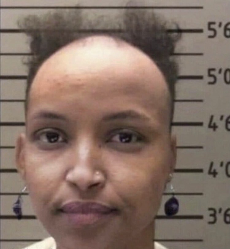 RoRoAcres's tweet photo. @Ilhan Self deport. You are a traitor to Americans. Crook https://t.co/a55APNcRBD