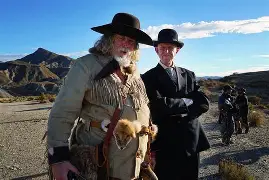 3xchair's tweet photo. It's brilliant of Alex Cox to film Gogol's "Dead Souls" as a comic Western to satirize millennial chaos, a soulless society that pines for its heritage as signified by Nolan's Homer travesty. (14) #DeadSouls @KinoLorber https://t.co/deKp85f3Ku