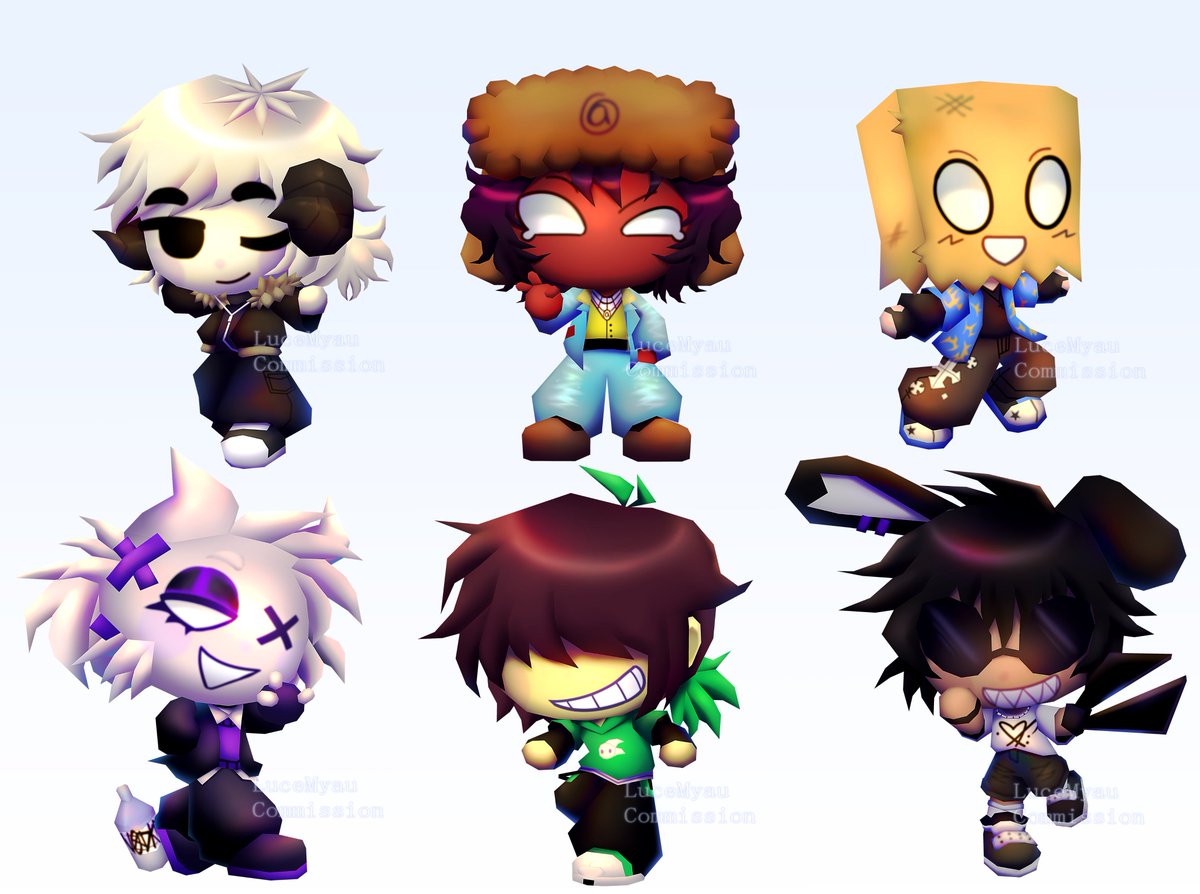 LuceMyau's tweet photo. Muchos chibis lowpoly para @its_w1lson , Muchas gracias! 💕
#CommissionsArt https://t.co/LDb8mMbGbv