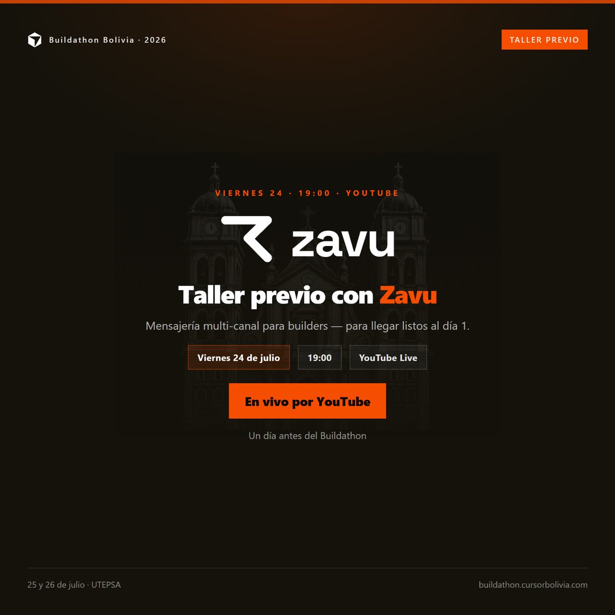 yaislab's tweet photo. El viernes 24 de julio a las 19:00 realizaremos una sesión de talleres en vivo junto a Wallbit, Adaption y Zavu, donde conoceremos las herramientas y tecnologías que podrán aplicar durante la competencia.

📺 Transmisión en vivo por YouTube: https://t.co/HylRD70QNu https://t.co/KjkrPvleFq