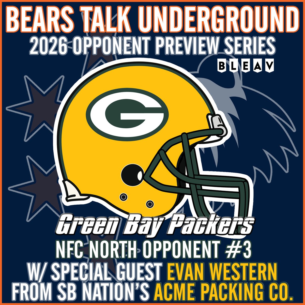 BTUPodcast's tweet photo. ***NEW PODCAST***

@BTUPodcast hosts @TexWestern from @ACMEPackingCo to preview the 2026 Green Bay Packers!!

Hear all of that and more on Apple, Spotify or 
https://t.co/70YnxNJTjQ

#Bears #Packers #NFCNorth https://t.co/JEt4BqMf1D