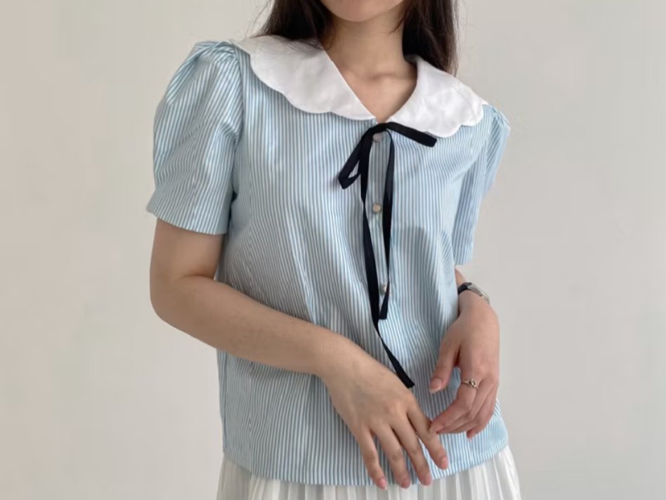 mintskies's tweet photo. tadi aku bikin outif check ke kampus ternyata banyak yg salfok sama baju yg aku pakai 👀 ini cakep banget sih emang, bahannya juga adem, and sebagus ini tapi harganya ga sampai 200k ☝🏻😭

yu yg mau samaan 👇🏻 https://t.co/agJAbxh8Iv