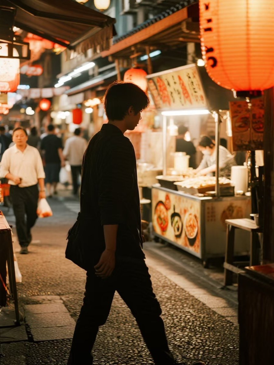 AzizovSubhan's tweet photo. It's 2 AM, my tiny street food stall is still warm. A regular just walked in, "Same as last time" I nod, slap the fried dough on the iron griddle—this is the kind of connection that beats all the noise of the city. https://t.co/tSXKoaD22h