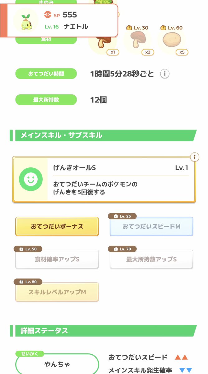nessundorma75's tweet photo. #ポケスリ3周年をみんなで 
ピックアップの恩恵&amp;おてボテーブル突入！
やんちゃがトップレースに食い込む形になりそう。最悪ミント使わなくても強い（使った方が強い） https://t.co/tRGCJ6oC2c
