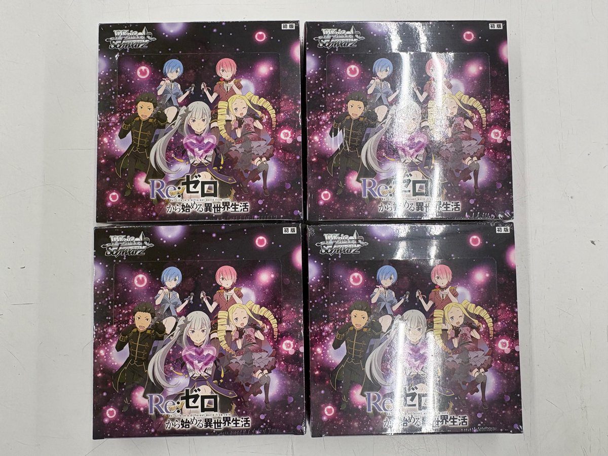 明日(7月24日)発売のヴァイスシュヴァルツ「Re:ゼロから始める異世界