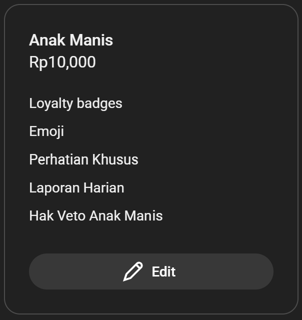 kaivaerion's tweet photo. New facilities, three levels are published now! 🔥 Gomenasai lagi semangat (hehe).  Sayang-sayangku, setelah kemarin bergelut dengan YouTube buat dapetin monetisasi lagi karena kemarin membershipnya terlalu barbar. Ini levels baru yang bisa didapetin dengan keuntungan yang sama. https://t.co/jICkze8tQ2
