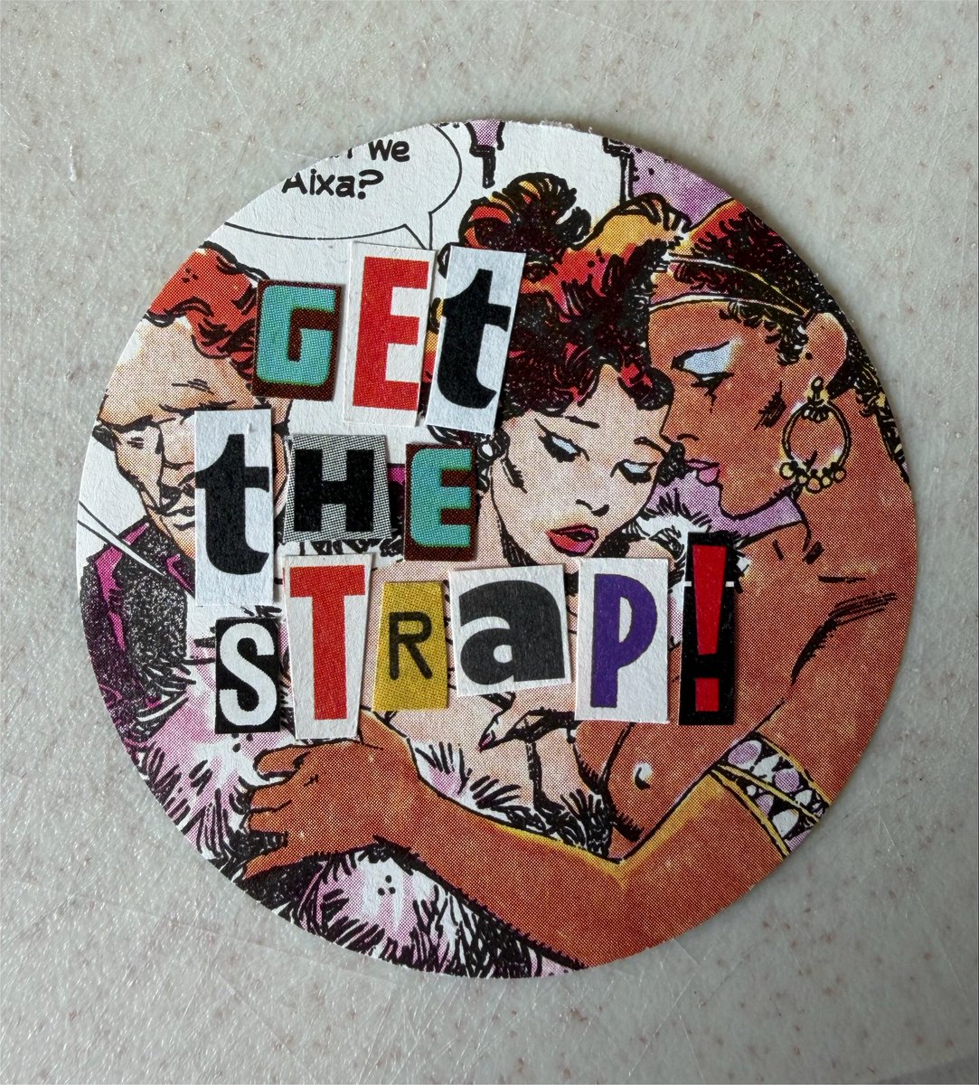 TRIPPERD0C's tweet photo. cutting out magazine letters for nefarious, lesbian purposes ... https://t.co/YOjaioApR3