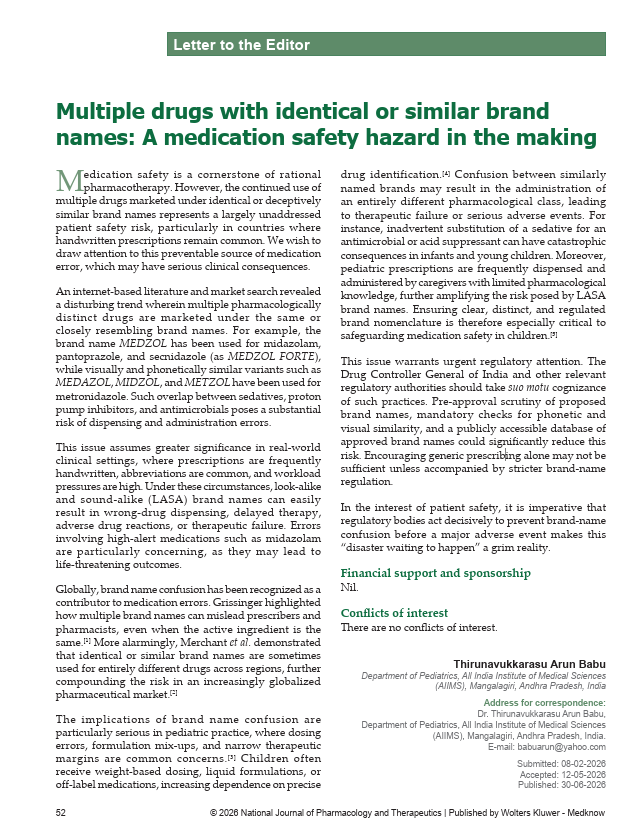babuarun_t's tweet photo. A sedative. An antacid. An antimicrobial. All sold under the SAME brand name — MEDZOL — in India. We flagged this exact danger in a letter to DCGI/CDSCO earlier this year.
#Onebrand_Oneformulation #CDSCO #DCGI https://t.co/GdH1qOOC4N