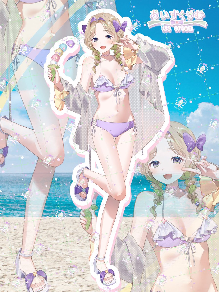 icecream___22's tweet photo. ♡.*･ﾟ---------------------.*･ﾟ♡

　　　なつだから
　　　　いいよね？？

♡.*･ﾟ---------------------.*･ﾟ♡   

いつもよりちょっとだいたんかな？？

むっちゃかわいい水着のお姿を
サプライズプレゼント撮影していただきました🫶

#水着公開
#IRIAM海開き
#みてみてあいすくりむ

🔽 https://t.co/HL211YIEXv