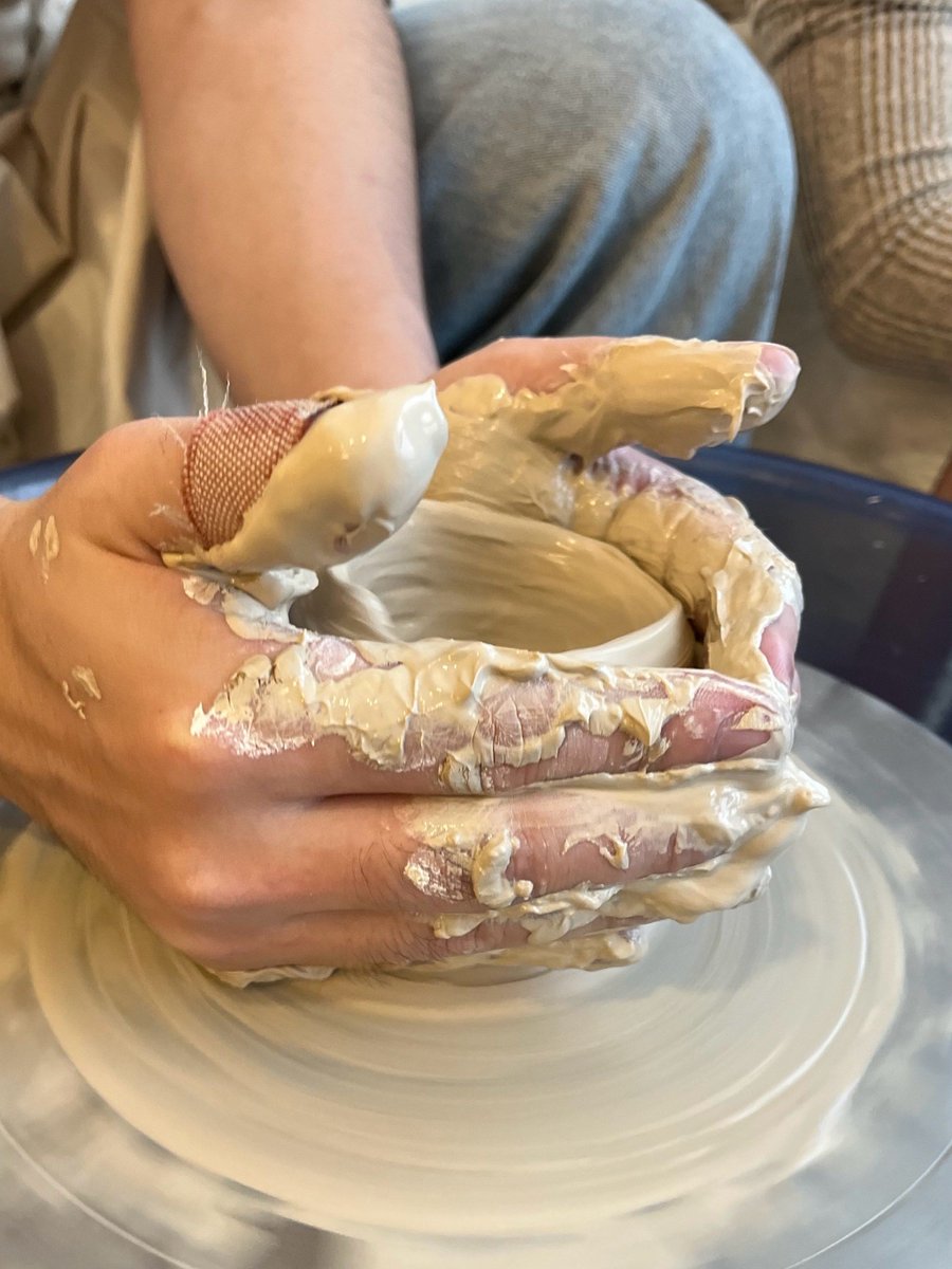 ccbrown94's tweet photo. Step into a cozy studio, get your hands messy with clay and shape a little piece of art today  No skills needed—just creativity and fun!， https://t.co/2u9rZDXG91