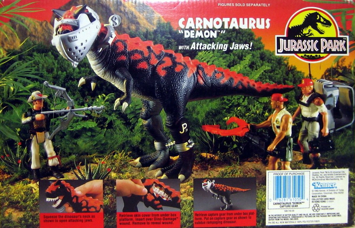 Maddoxsaurus's tweet photo. Hey @davidvickery can you confirm if this Carnotaurus was meant to be a male and drew inspiration from the Kenner figure? https://t.co/eI91OexlBh