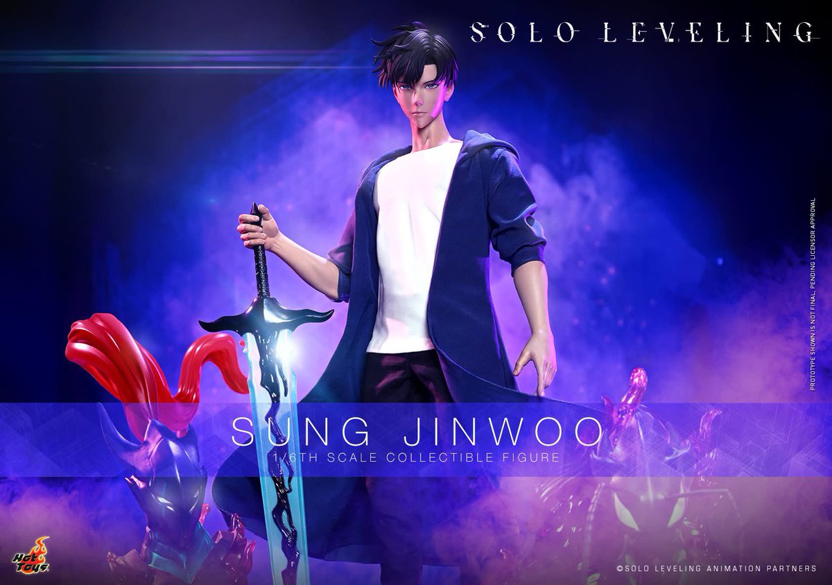 HotToys Solo Leveling Sung Jinwoo 1/6 scale figure. #Sixth