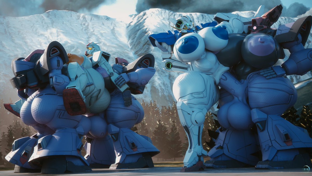 Runn1nOn's tweet photo. Aftermath of a heated battle, an even more heated "battle"!

Thank you @0nin21 for the commission!
#nsfw #nsfwart #blender #blenderart #3dart #3dartwork #gundam https://t.co/vK405Fgjib