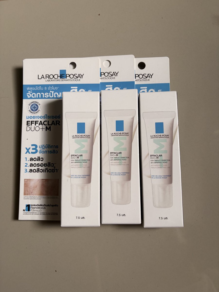 nmemonn's tweet photo. #ส่งต่อ ลาโรช LA ROCHE POSAY - Efflaclar Duo+M (7.5 ml.)
120บาท ส่งฟรี มี3กล่องคับ
#larocheposay #ลาโรช #ส่งต่อเครื่องสำอางค์ #ส่งต่อสกินแคร์ #สกินแคร์ https://t.co/iq2aA1N8hH