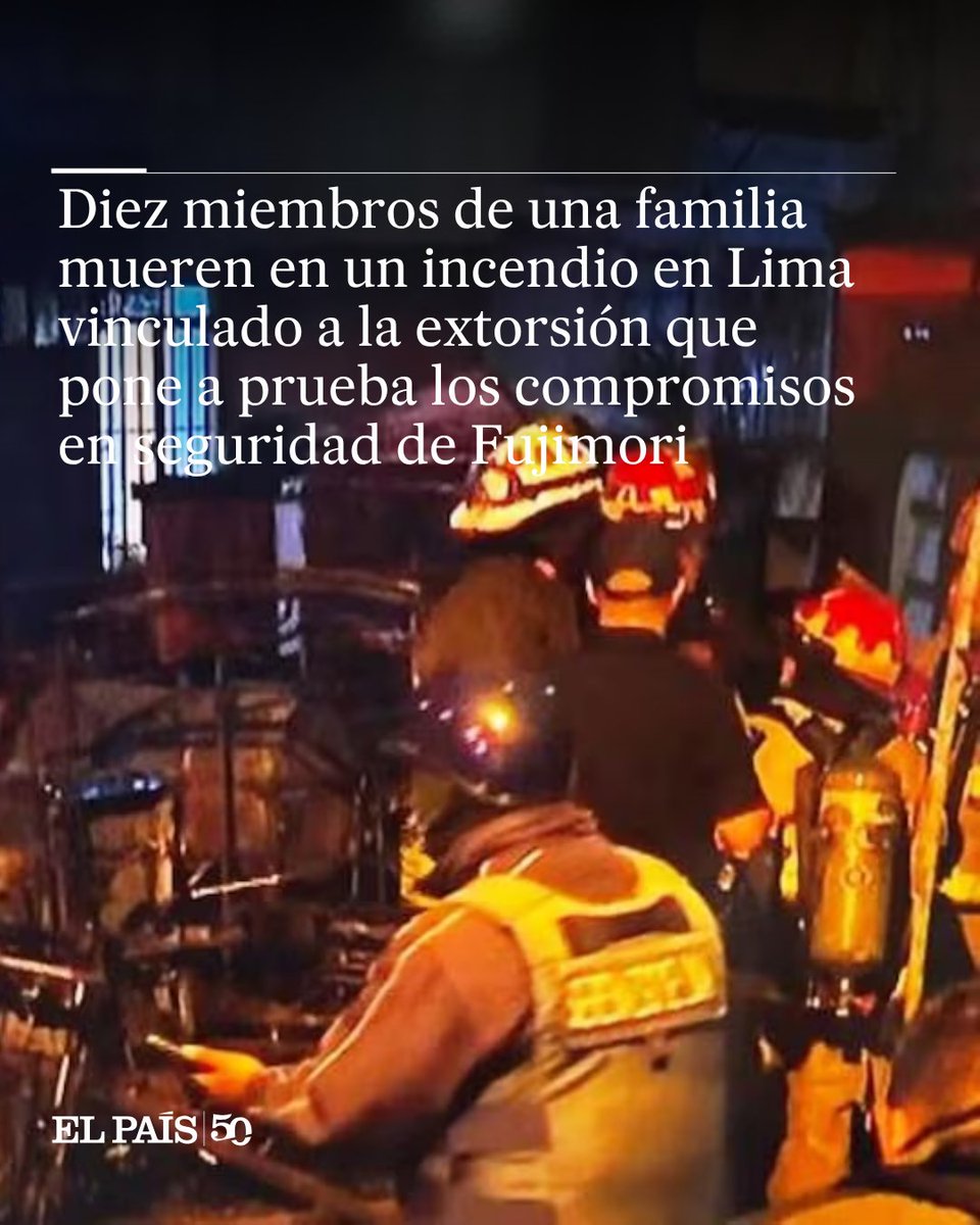 elpais_america's tweet photo. 🇵🇪 La casa de una familia que se dedicaba a la fabricación de colchones y al alquiler de motos quedó abrasada. Cuatro de ellos eran niños de entre tres y ocho años

🔗 https://t.co/LNLkposQL3 https://t.co/z04ynWQ0qA