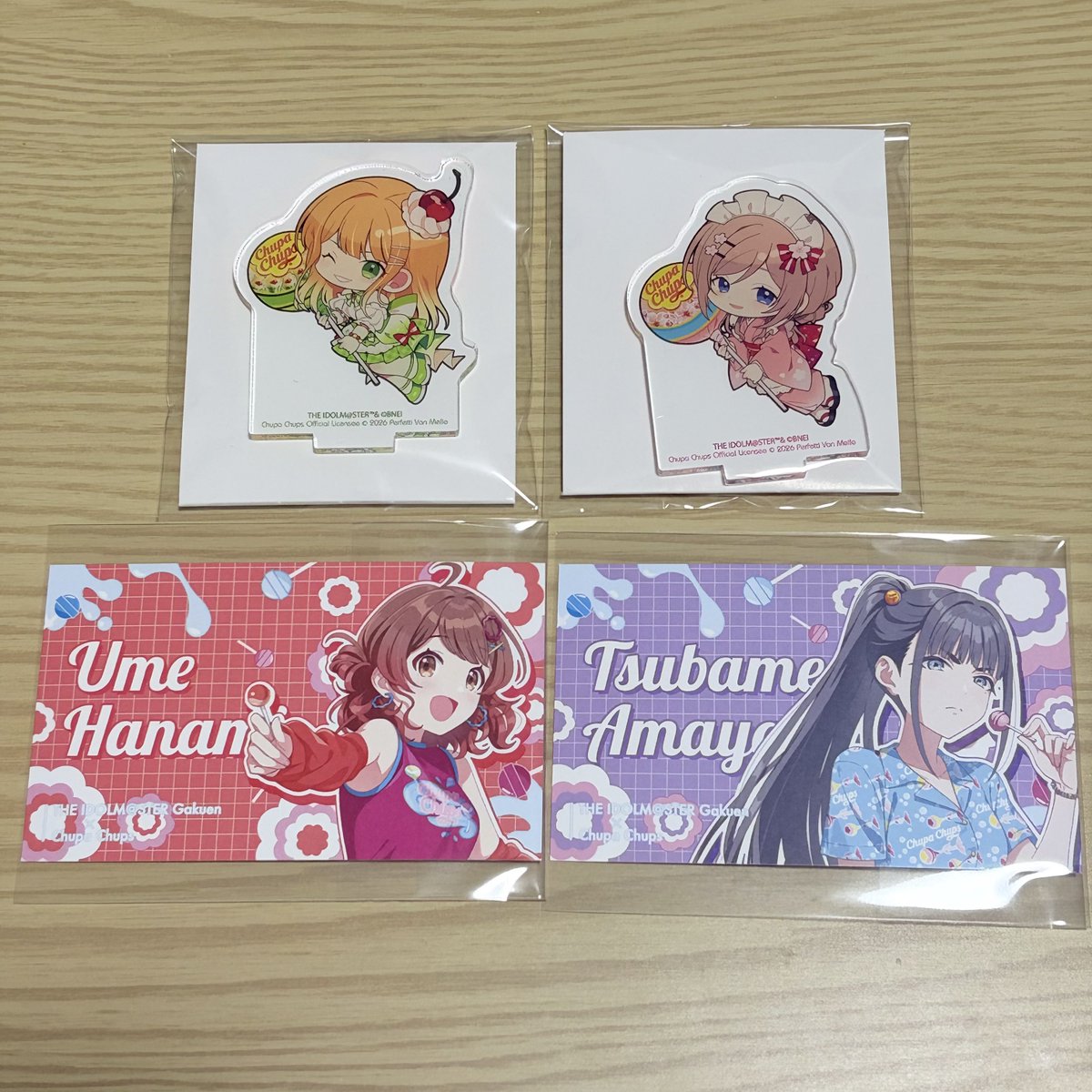 ur4ma3's tweet photo. 【交換】
学園アイドルマスター　学マス　チュッパチャプス  池袋 アクスタ カード

譲）
アクリルぷちスタンド　清夏  莉波
特典 燕 佑芽

求）
アクリルぷちスタンド 咲季 ことね
特典 ことね

都内平日夜or土日都内手渡し可能
検索からでもお気軽にお声がけください。 https://t.co/4S7tTovR68