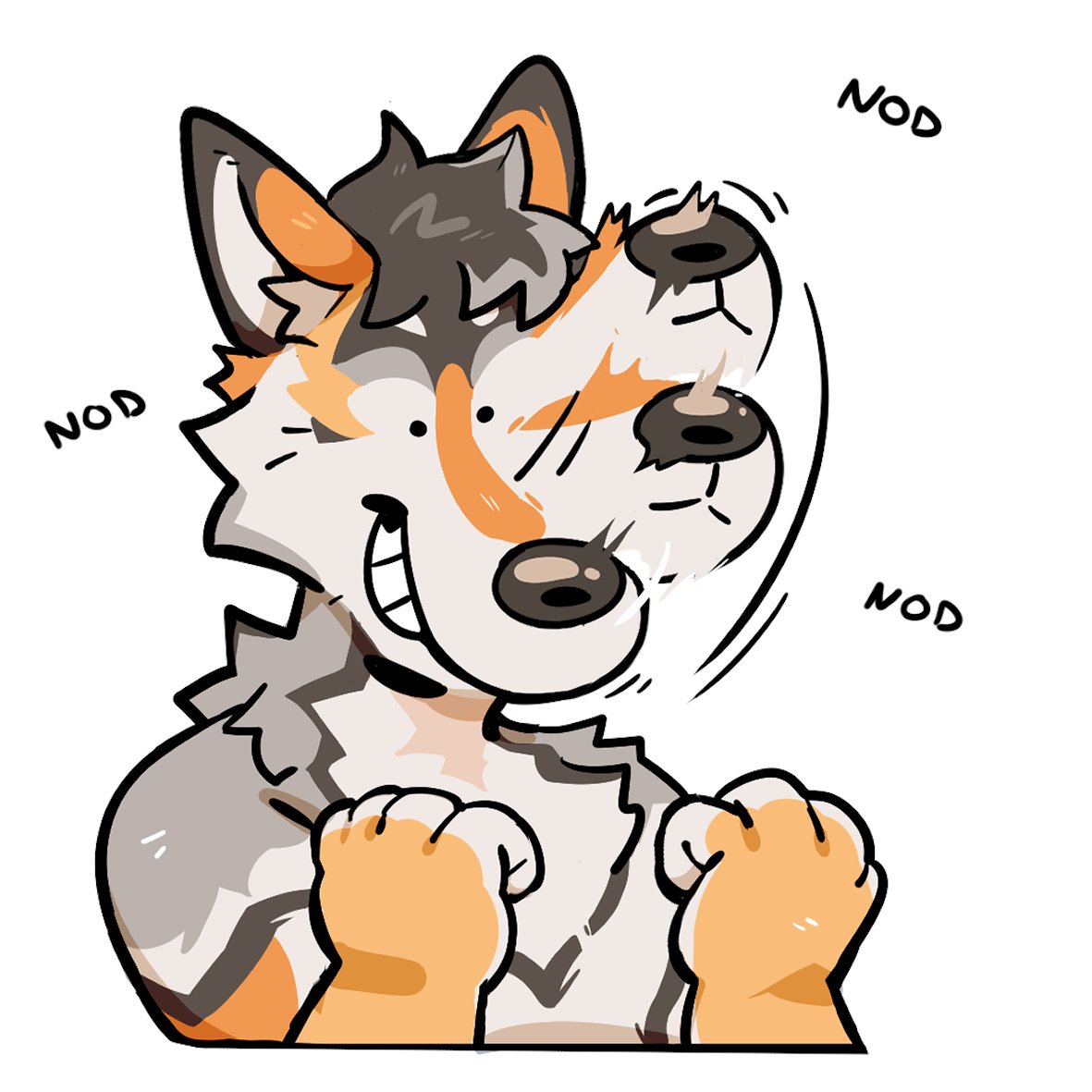 EldricYote's tweet photo. Yote sticker pack I forgot to share! Available on Telegram! https://t.co/bX5NS6z6o4 🐺

🎨: @CarafeLaCarafe https://t.co/wlatUvBpgS
