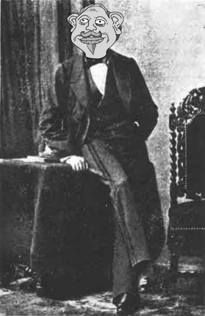 ALLLUCKY7S's tweet photo. Dr. Cumskin (1871-1932), held a PhD in kid-diddling and fuc.king his sister, in 1901 Dr. Cumskin invented per capita to render debate impossible. https://t.co/YfUS7fgNDS