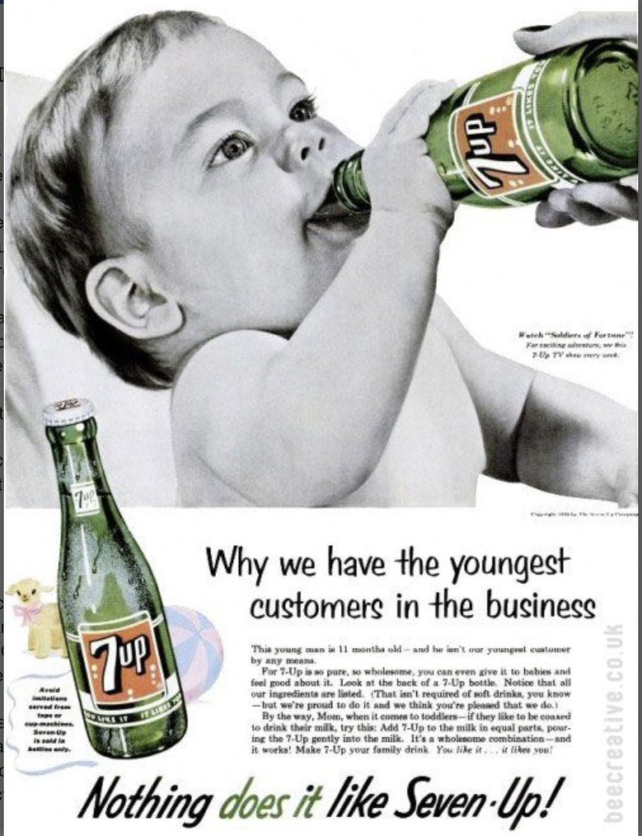 maskedevangel's tweet photo. @chasedownleads Coke is fine as a daily tonic for adults, but you may wish to consider an un-cola alternative during a child's formative years. #healthyKids https://t.co/5ekELtN3Lv