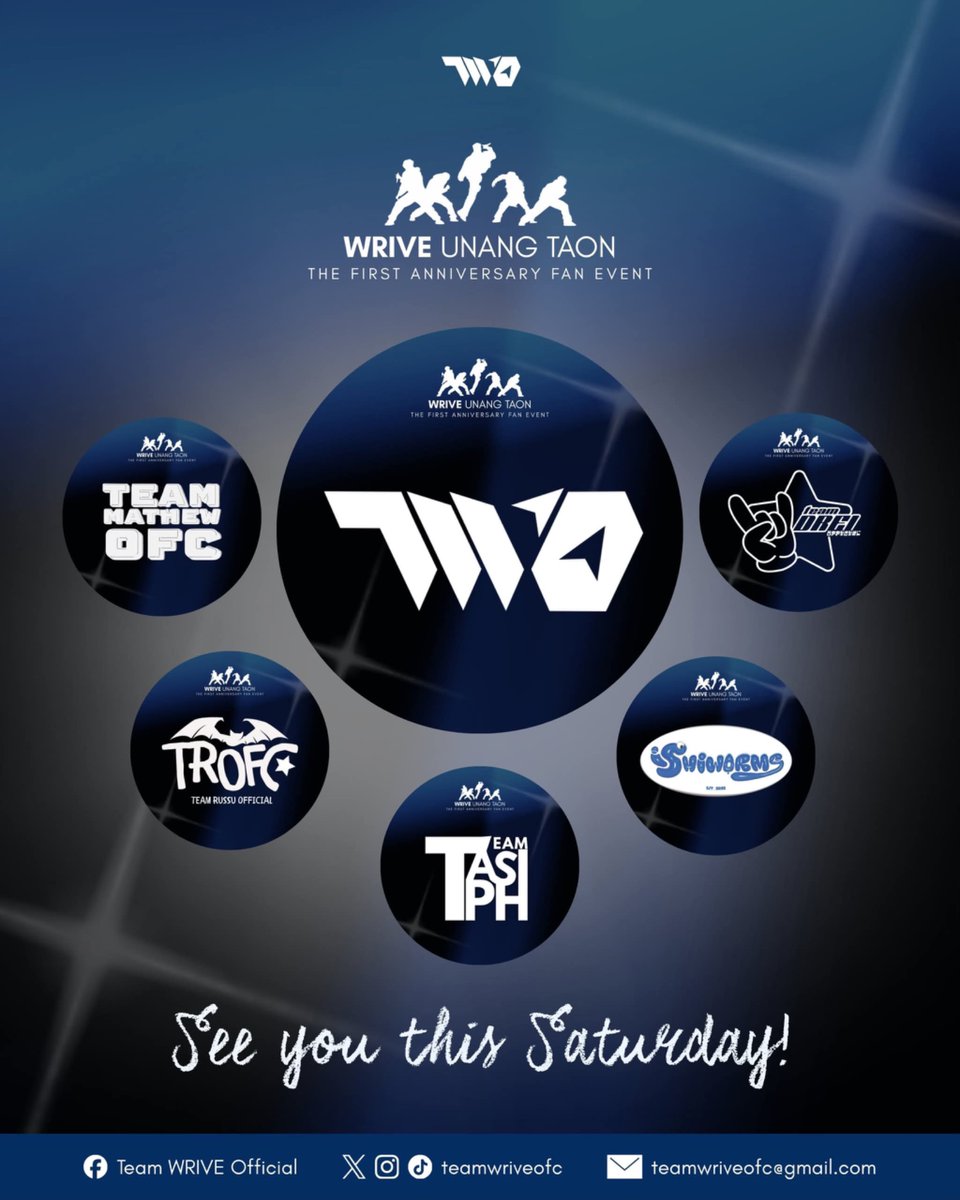 teamwriveofc's tweet photo. Team Wrive unites as we celebrate our first-ever Fan Meet Anniversary Event this July 25th at Noctos Music Bar. See you there, ARROWs 🏹🩵

#WRIVE #WRIVE_UnangTaon https://t.co/Wrcue4Mtu1
