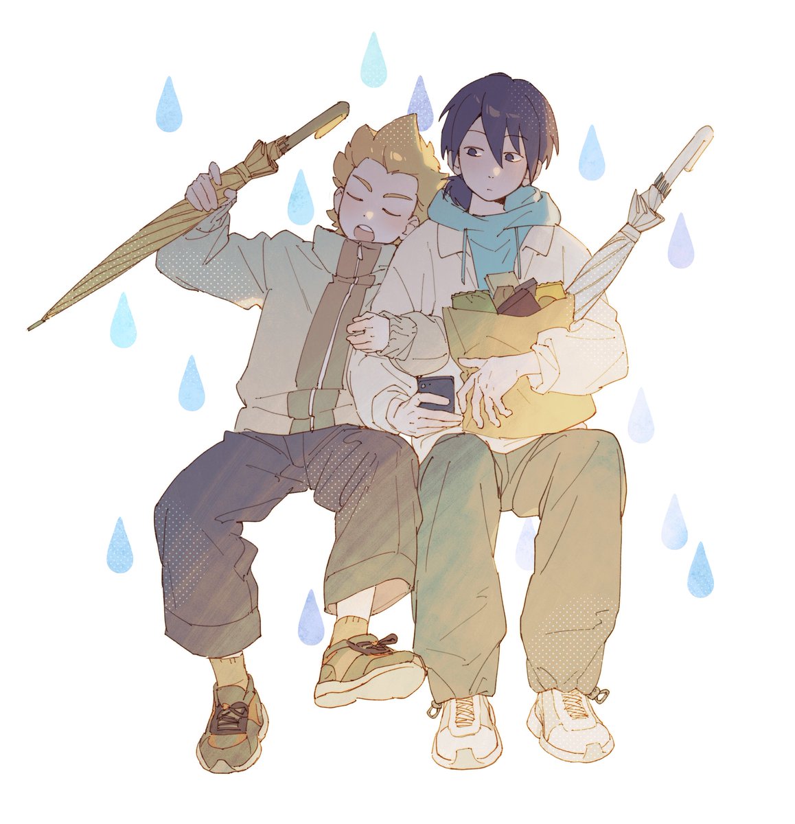 mekihata's tweet photo. 一直在下雨🌧️ https://t.co/0LWsSHsxEo