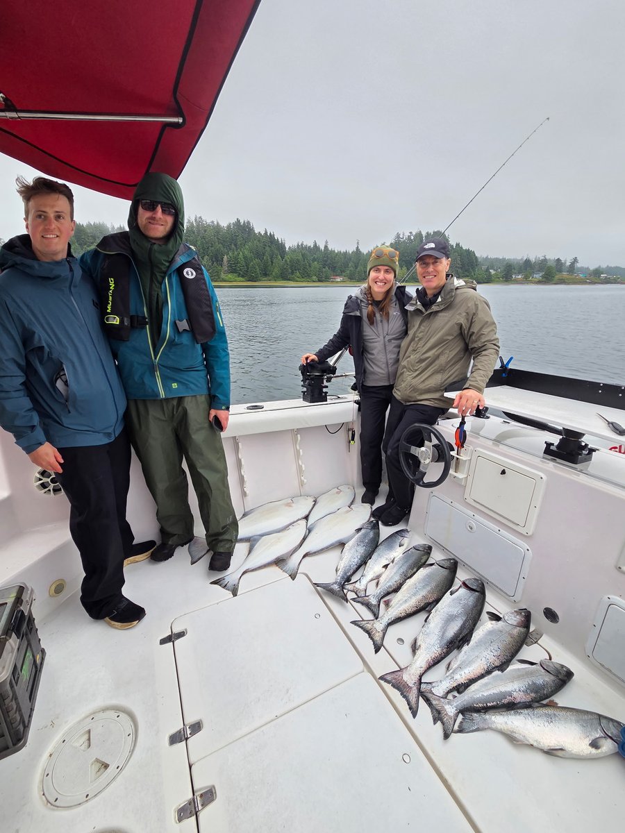hpcharters's tweet photo. Looking good! Another successful day out on the waters of Ucluelet BC
Toll Free 1 844 468 3174
#explorebc #fishingcharters #bcfishing #gofishbc #fishingucluelet #barkleysound @Fishingwithrod #slamoncharter #halibutcharter #uclueletcharter https://t.co/Tc6WDnZzmK