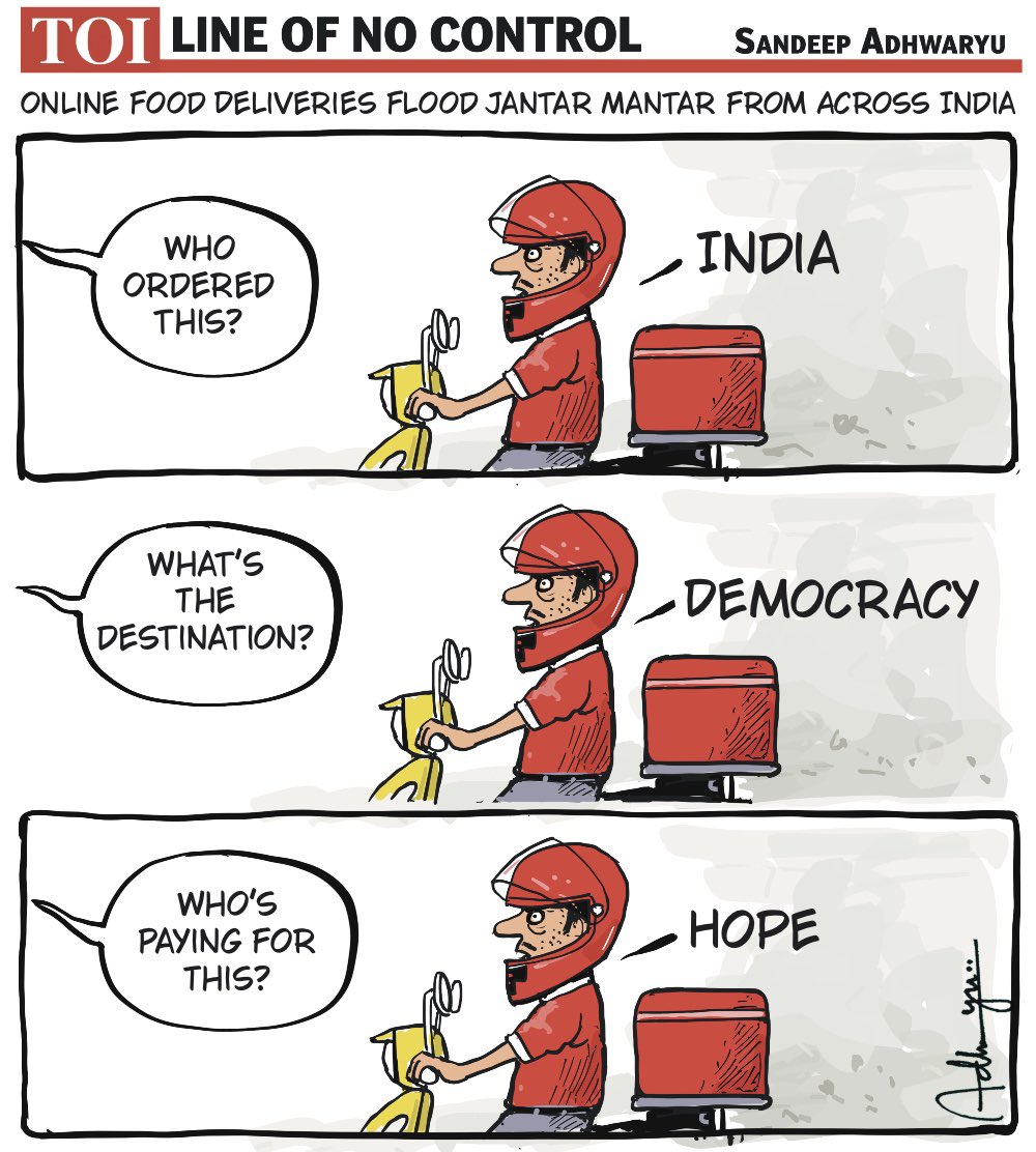 CartoonistSan's tweet photo. #JantarMantar #Accountability @timesofindia https://t.co/Vq06VR9xZm