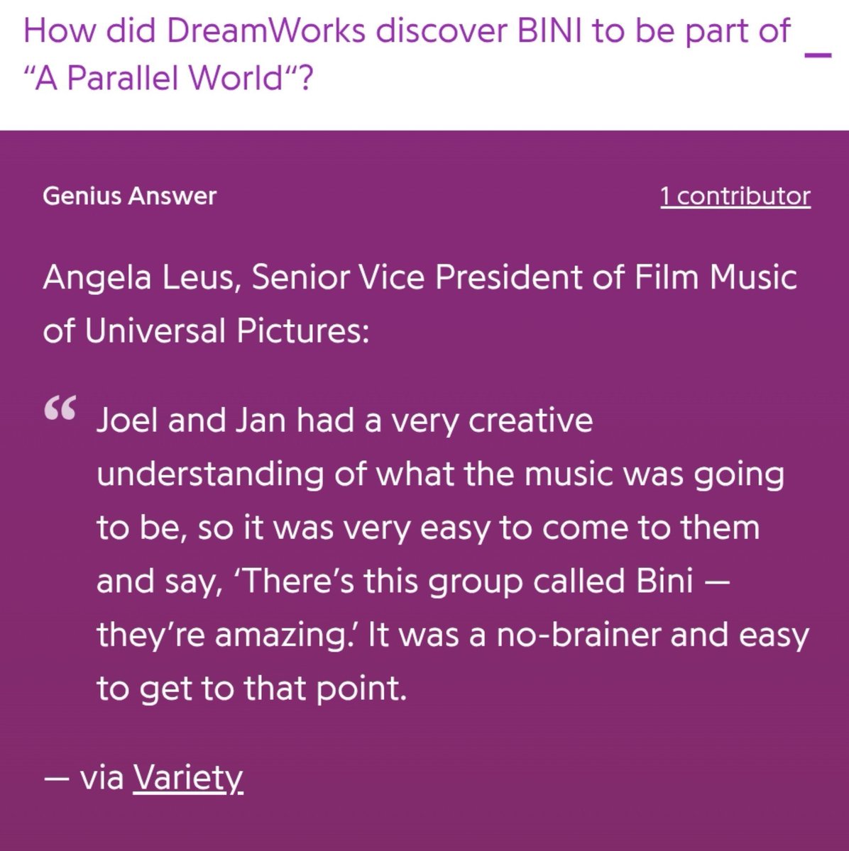 poganda_daily's tweet photo. dreamworks and universal pictures really reached out to BINI for this. they want BINI for this project. 

and we're getting an offical video too???? i can't wait!!! 

A PARALLEL WORLD WITH BINI
#BINI_AParallelWorld #BINIxForgottenIsland https://t.co/pI2RUMj0Xl