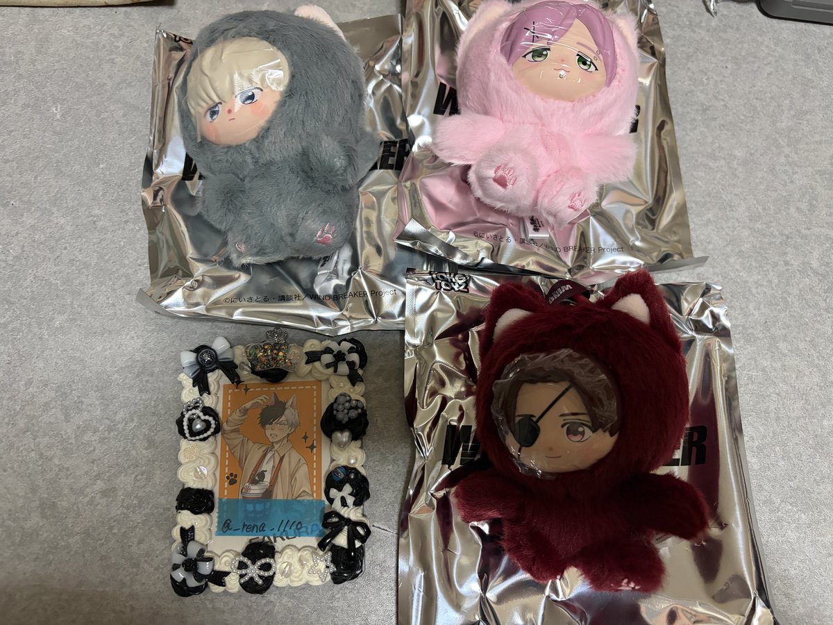 _rena_1110's tweet photo. 【交換　譲渡】WIND BREAKER 
ウィンブレ TOKOTOYZ  NuiFreinds キャラぬい ふわねこシリーズ ぬいぐるみ

【譲】梶、桐生、蘇枋、梅宮

【求】杉下1点or定価+送料

郵送📮

お心当たりの方はお気軽にお声かけください！ https://t.co/5ZnltK1b1D