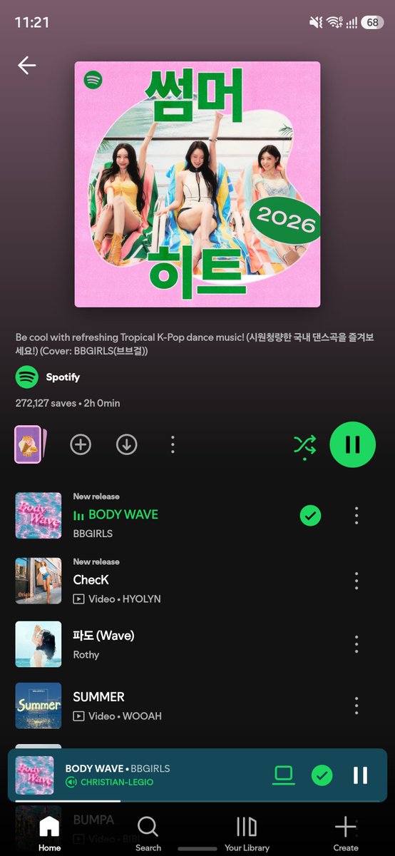darlingsexual's tweet photo. BBGIRLS is now on the cover of the "Summer K-Pop Hits" playlist on Spotify.
https://t.co/O9CIqfBM0R https://t.co/2P4HSJWHe3