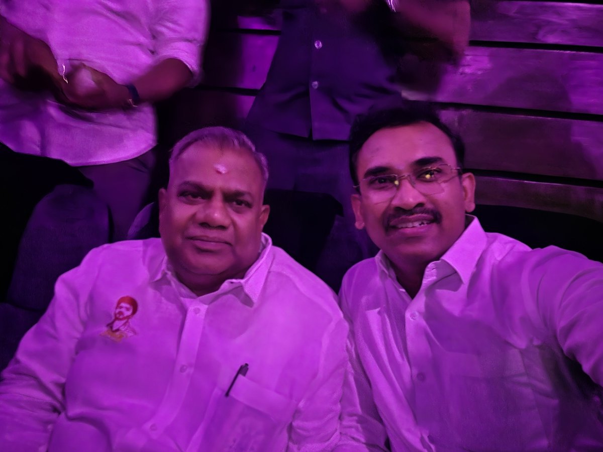 arunraajkg's tweet photo. கழக பொதுச்செயலாளர் உடன் ரோகினி தியேட்டரில்!!!
The First Day First Show of Jananayagan is an overwhelming wave of tears, pride, and thunderous celebration.The air outside is electric with roaring chants for our Thalapathy. Seeing our leader on the big screen one last time breaks our hearts, yet fills our souls with unmatched pride. Every whistle, every tear, and every heartbeat inside the packed hall echoes a sacred, lifelong bond. This is not just a cinematic farewell; it is a powerful emotion written in blood and loyalty. Our captain’s final silver-screen roar has transitioned into an unstoppable movement for the people. Long live our leader! #JanaNayaganFDFS #ThalapathyVijay #TVK