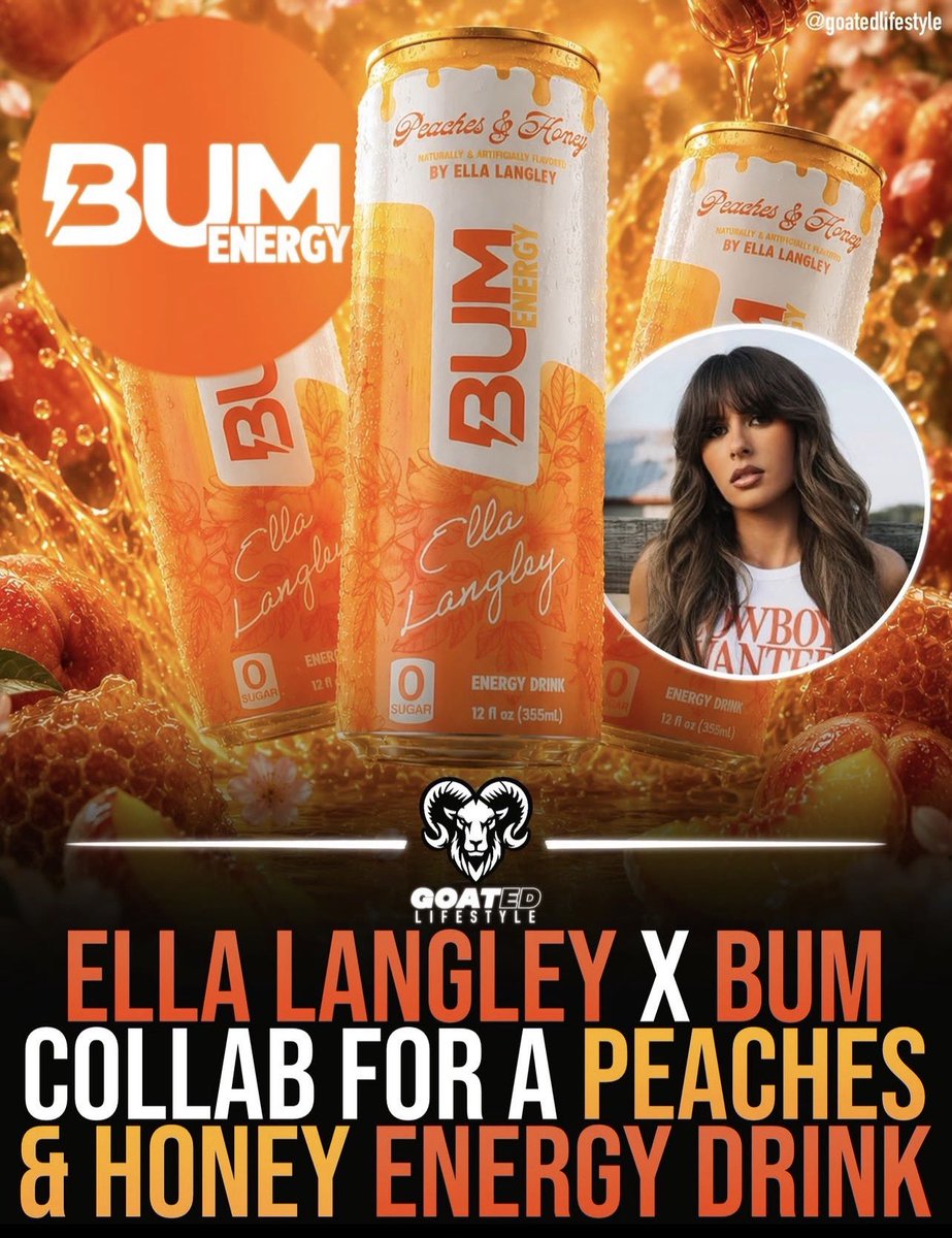 JakeAndrew022's tweet photo. A Delicious Collaboration! 🍑🍯🧡 #BumEnergy https://t.co/yATnB9ZaEd