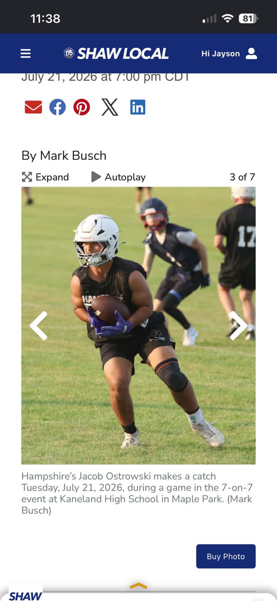 ostrowski3442's tweet photo. Here’s some pics from our 7o7 games yesterday! https://t.co/XTLXSKMuAF