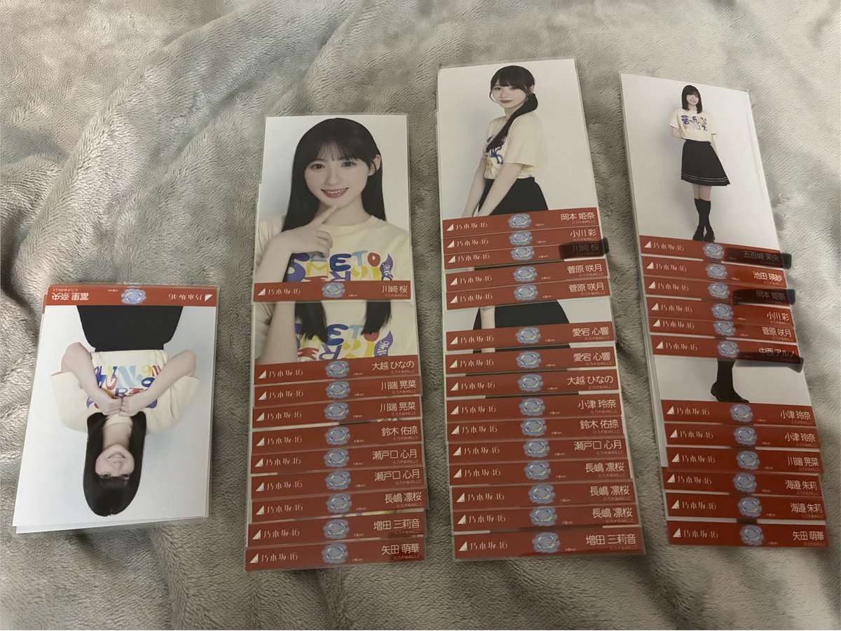 nogi726_'s tweet photo. 乃木坂46 生写真　大阪Tシャツ　トレ
【譲】
画像のもの
※瀬戸口は賀喜絡みのみ

【求】
賀喜　ヨリ
井上　チュウ　ヒキ
池田　チュウ

その他緩く寄るところ

郵送のみ📮

お気軽にリプお願いいたします！ https://t.co/r0NylwZnTI