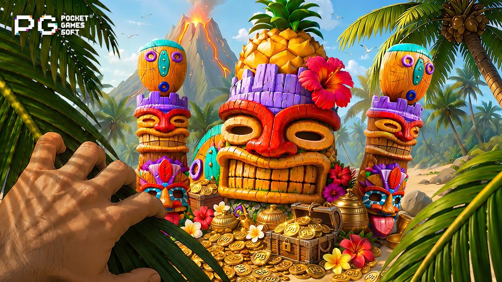 PGSOFTOfficial's tweet photo. Beneath Hawaii’s golden sun, a forgotten legend stirs in the ocean breeze. The missing tiki of Hanauma Bay is said to bring luck to anyone who finds it. Begin your search in Hawaiian Tiki and let the island guide you toward hidden fortune. 🌺☀️ https://t.co/rJbeZex9vX