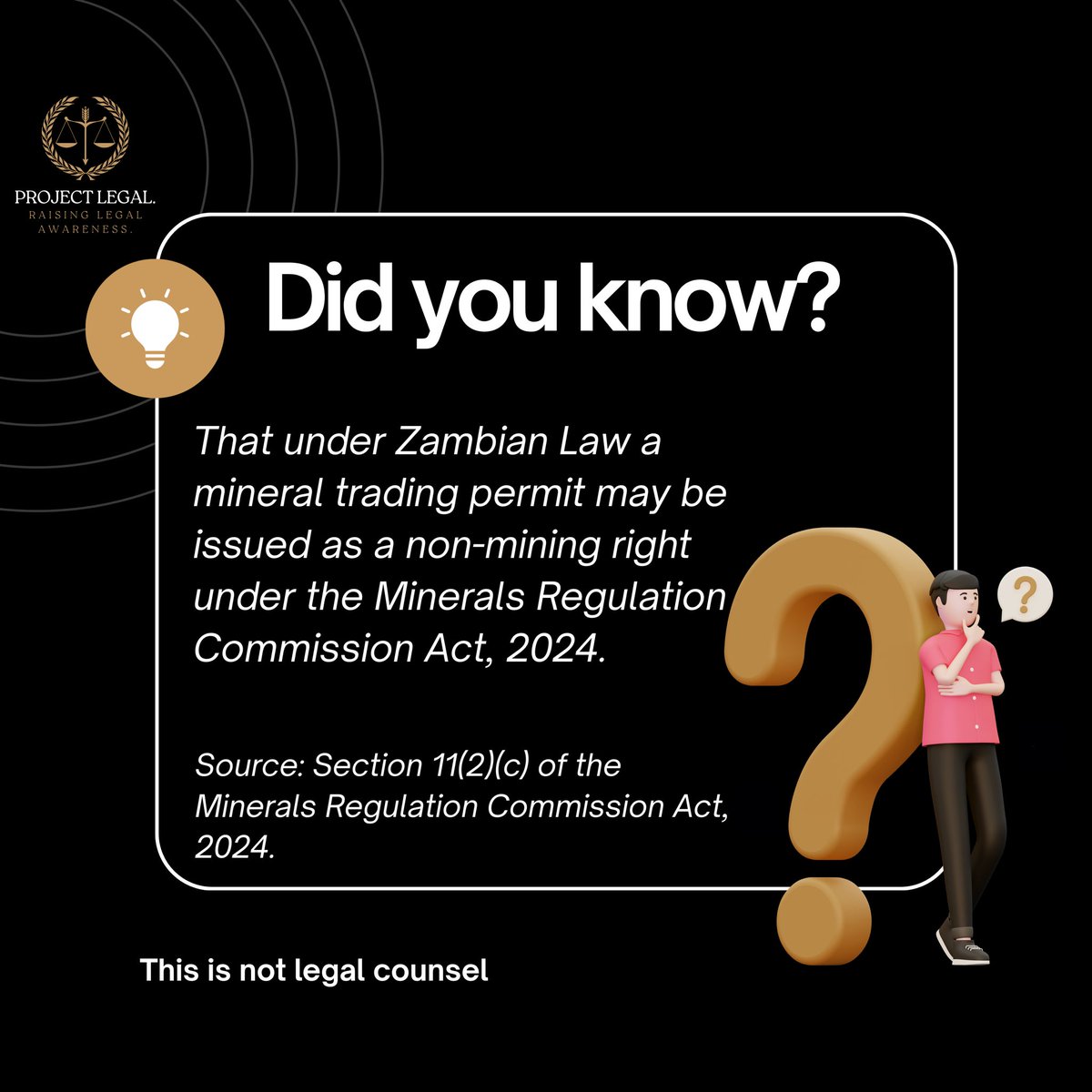 MusanshiPeter's tweet photo. Legal awareness.
Day 204 of 365.

#ZambianLaw #LegalEducation #ProjectLegal #2026LegalPosters https://t.co/EBd4VynTwO