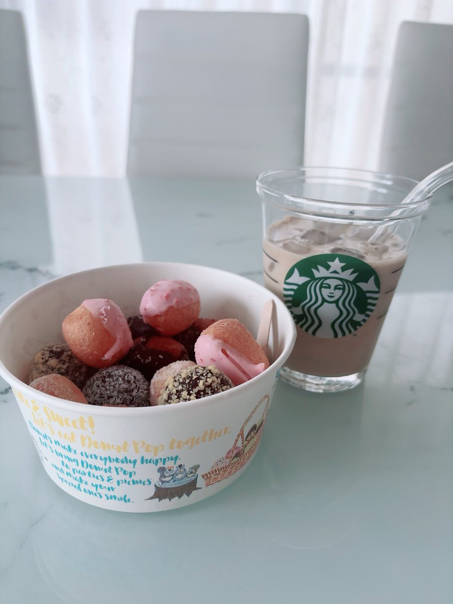 06_boa's tweet photo. 朝からミスドで血糖値あげてく🍩 https://t.co/HTbSeOpNZX