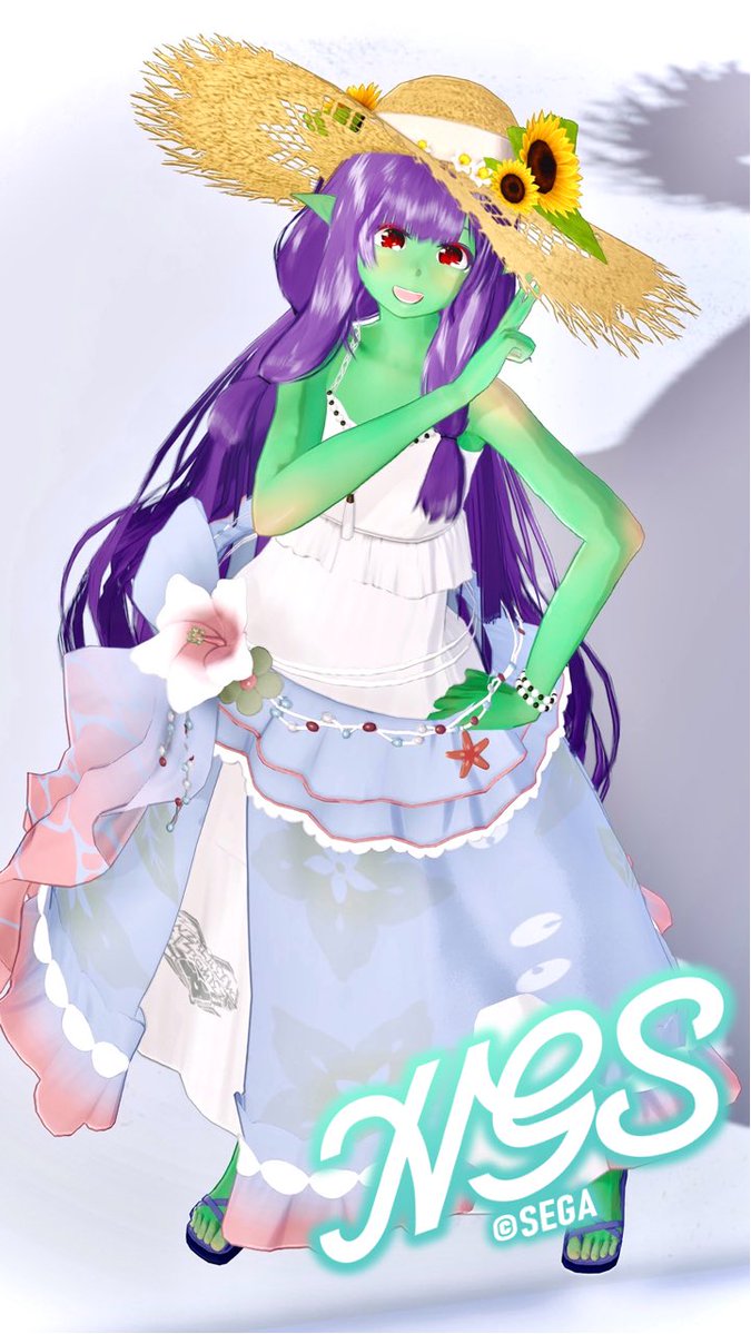 KicRoad's tweet photo. サイズの合わないパレオを無理矢理着る
今日のゴブ娘

#りずむロゴ
#PSO2NGS_SS https://t.co/qjeXWtugYn