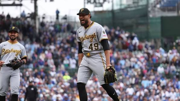 jcgc3741's tweet photo. The Three Stooges of the 2026 Pirates Bullpen

Dennis Santana
Yohan Ramirez
Gregory Soto

#neverforget these chuds https://t.co/ZJNTipr2qu