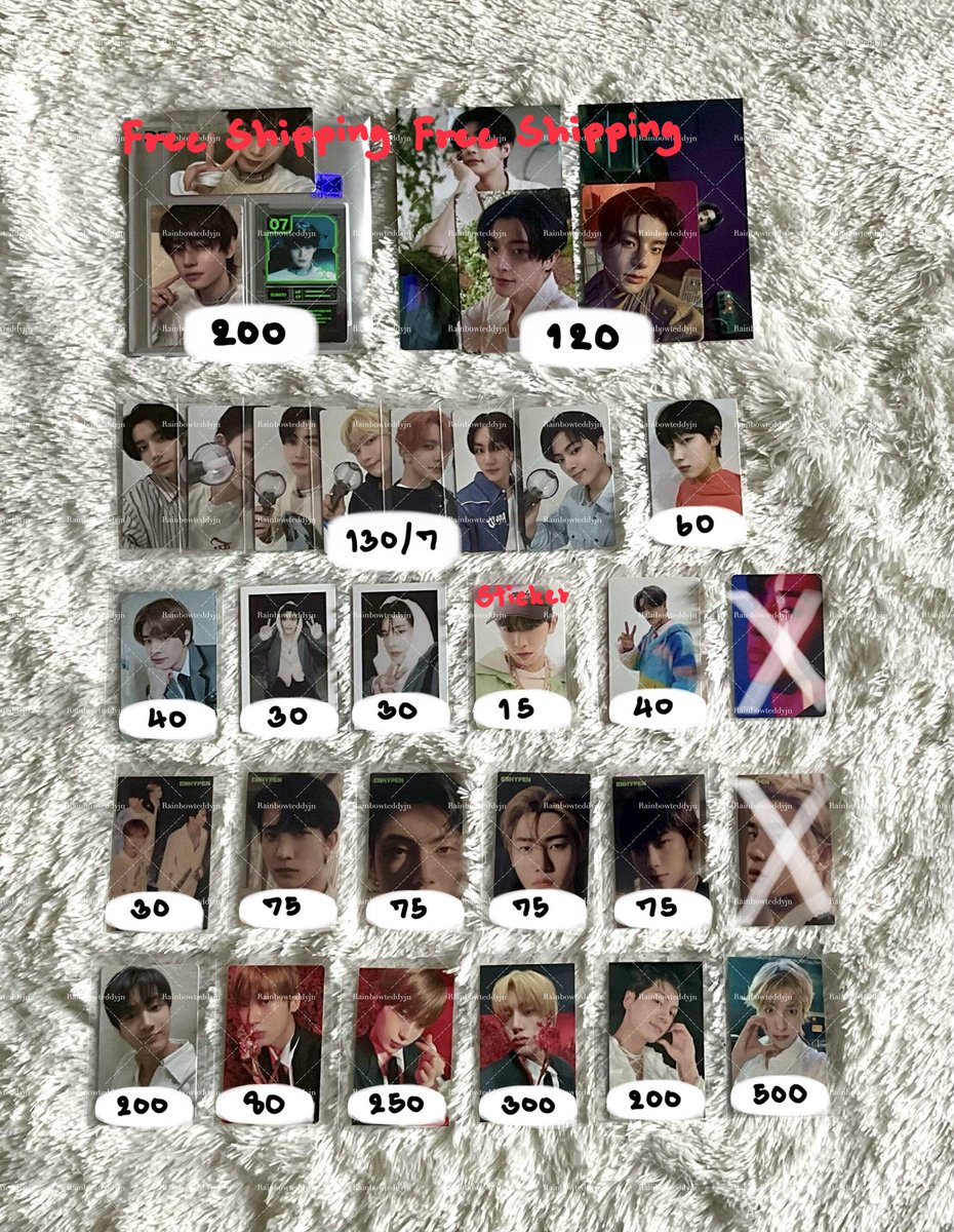 Capybarajelly's tweet photo. ✅พร้อมส่ง | Ready to ship
การ์ด ราคาตามภาพ 
Shipping Flash 38฿/48฿
#ตลาดนัดenhypen ซองฮุน เจค นิกิ จองวอน เจย์ ฮีซึง ซอนอู อัลบั้ม โปสการ์ด desire fc ums yizhiyu weverse you sadame yoi engene yetimall romance untold dark blood shopee yzy orange lucky https://t.co/QG0nyShmpm