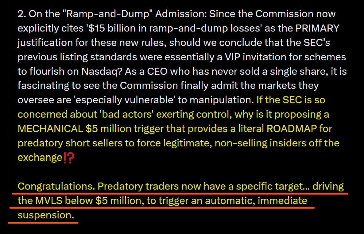 JamessemaJ51927's tweet photo. Predatory short sellers should all thank @SECGov for looking out for them. @SECPaulSAtkins, serious question... are you on the take? #SECCollusion #RICO #MarketManipulation #MMAT #MMTLP https://t.co/8sX9MKXilr