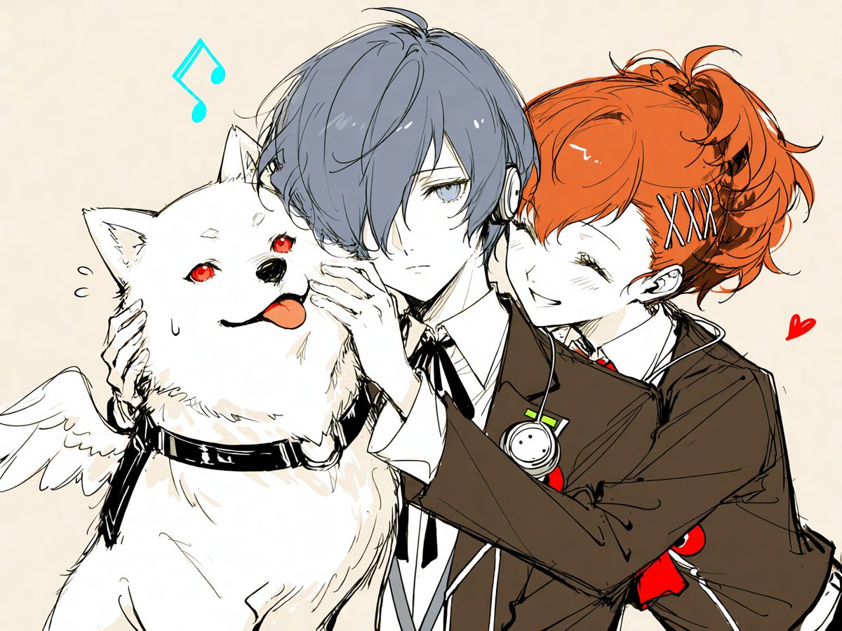 Nerfagentg's tweet photo. 陽キャ、陰キャ、天使

#ペルソナ3 
#P3P https://t.co/mIeAfIoWLF