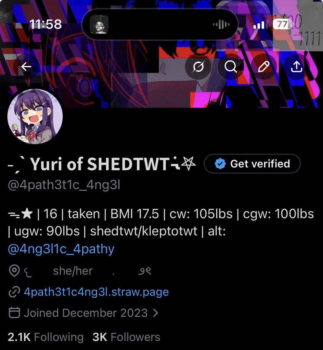 4ng3l1c_4pathy's tweet photo. #moothunt main got sussed so moot hunting time…(I’ll go back to being Yuri if I can’t get my main back)
#shedtwt #kleptotwt #weedtwt EVERYONE WHIMSICAL MOOT ME!! People here to spread hate DNI https://t.co/epqTuAnjLR
