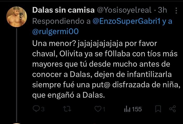 Vincent71623958's tweet photo. Me venía a añadir a esta lista un degenerado que escribe aberraciones como estas? https://t.co/YE3bSAqB1H