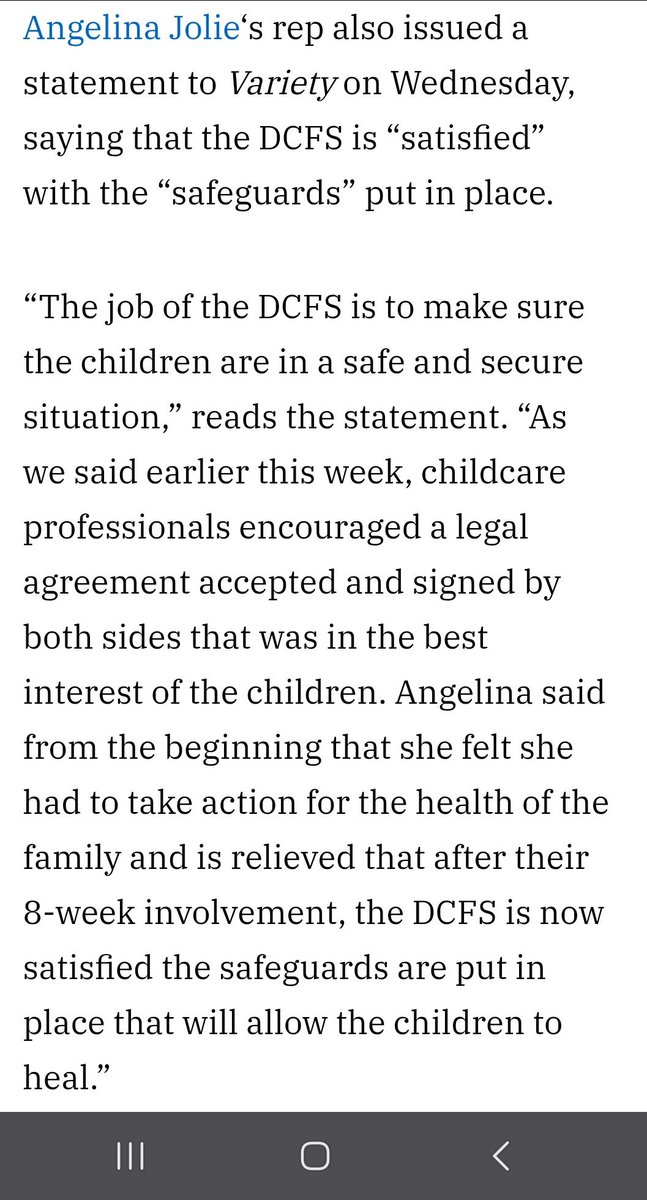 panyang00000's tweet photo. @AndBrianne127 @Ryanspeaks140 @michelle_byoung DCFS worked with Jolie/Pitt in establishing a safe environment for her children over 8 weeks. We don't know what the legal agreement was between Jolie, Pitt, or DCFS. 1 experience you had working with a dad/daughter, does not mean all abuse cases are manipulated. https://t.co/dO8ByArBpL